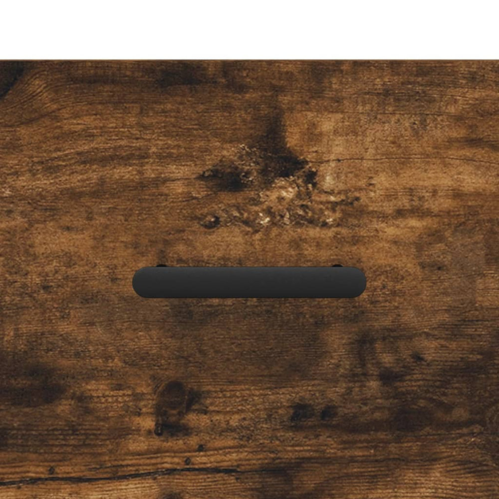 Salontafels 2 st 50x50x40 cm bewerkt hout gerookt eikenkleurig MeubelReus