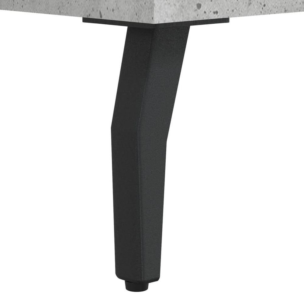 Salontafels 2 st 50x50x40 cm bewerkt hout betongrijs MeubelReus