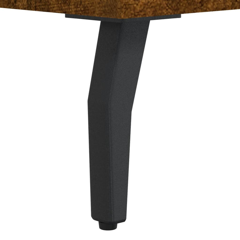 Salontafels 2 st 50x50x40 cm bewerkt hout gerookt eikenkleurig MeubelReus
