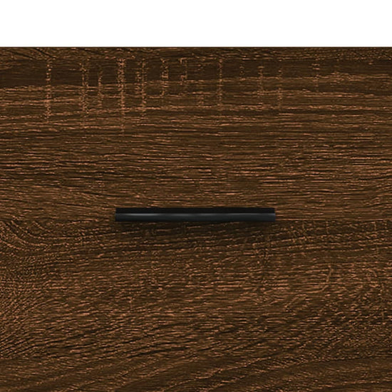 Salontafels 2 st 50x50x40 cm bewerkt hout bruin eikenkleur MeubelReus
