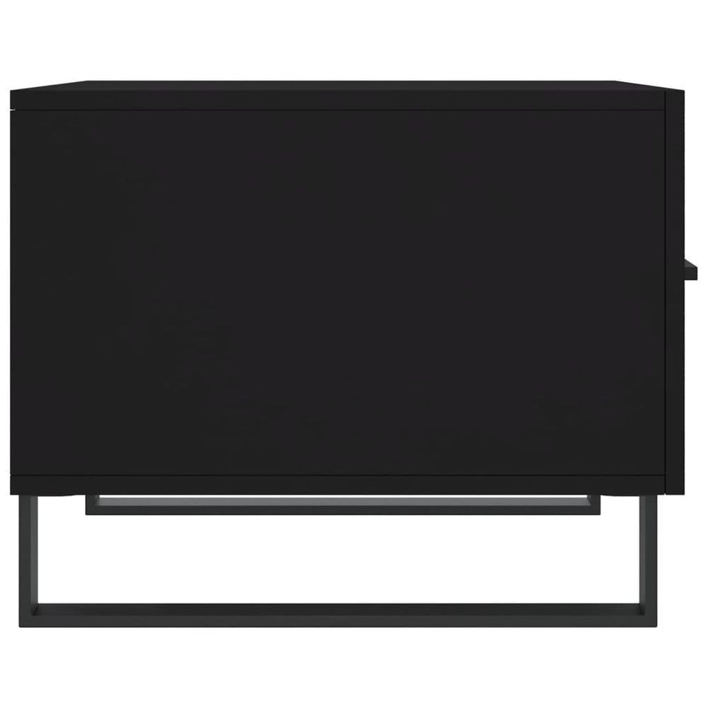 Salontafels 2 st 50x50x40 cm bewerkt hout zwart MeubelReus