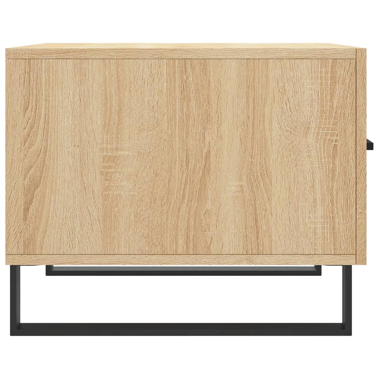 Salontafels 2 st 50x50x40 cm bewerkt hout sonoma eikenkleurig MeubelReus