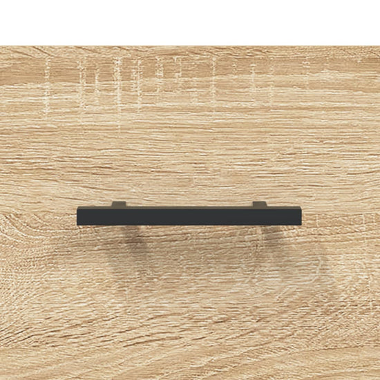 Salontafels 2 st 50x50x40 cm bewerkt hout sonoma eikenkleurig MeubelReus