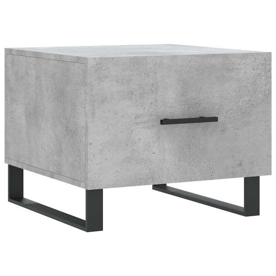 Salontafels 2 st 50x50x40 cm bewerkt hout betongrijs MeubelReus