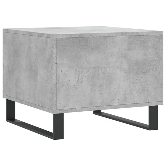 Salontafels 2 st 50x50x40 cm bewerkt hout betongrijs MeubelReus