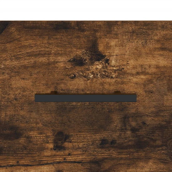 Salontafels 2 st 50x50x40 cm bewerkt hout gerookt eikenkleurig MeubelReus