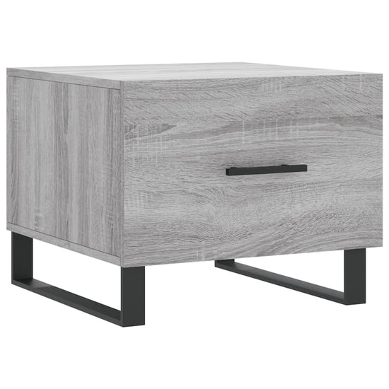 Salontafels 2 st 50x50x40 cm bewerkt hout grijs sonoma eiken MeubelReus
