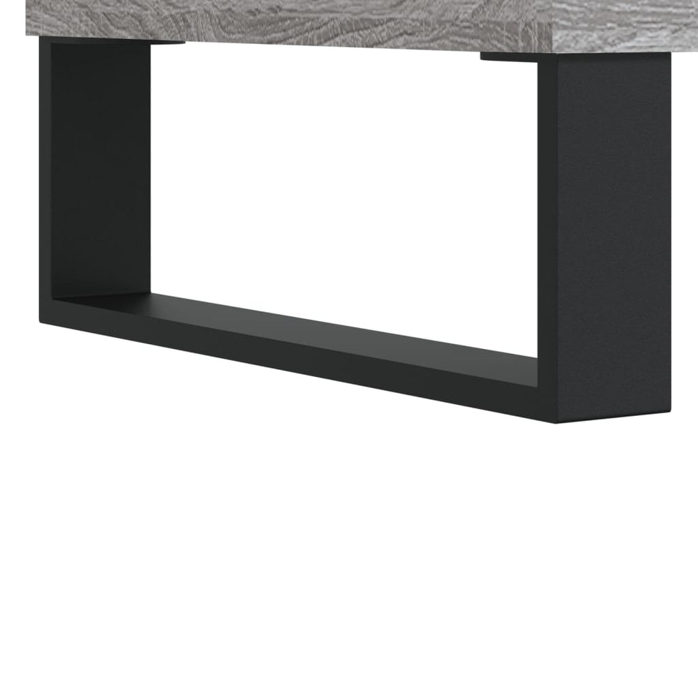 Salontafels 2 st 50x50x40 cm bewerkt hout grijs sonoma eiken MeubelReus