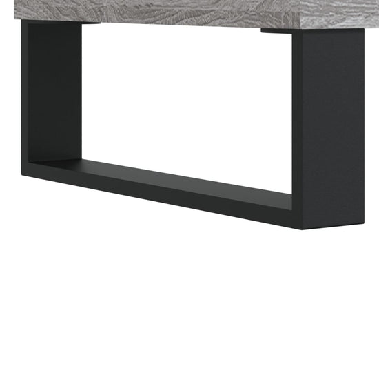 Salontafels 2 st 50x50x40 cm bewerkt hout grijs sonoma eiken MeubelReus