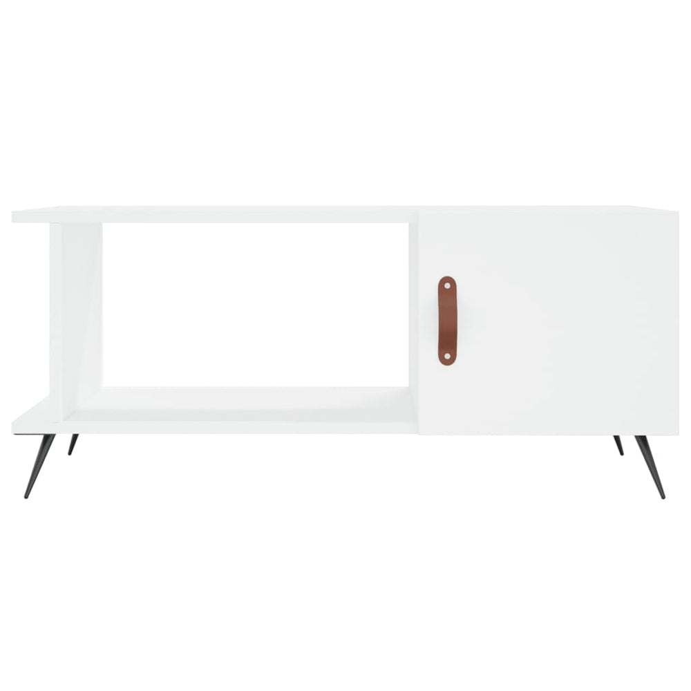 Salontafel 90x50x40 cm bewerkt hout wit MeubelReus