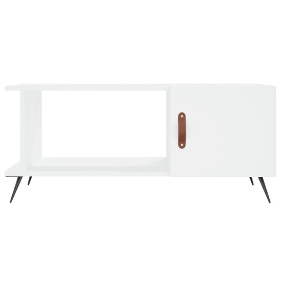 Salontafel 90x50x40 cm bewerkt hout wit MeubelReus