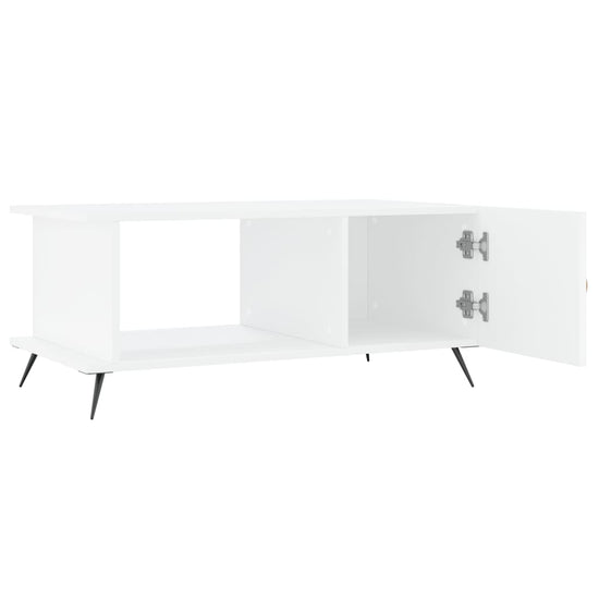 Salontafel 90x50x40 cm bewerkt hout wit MeubelReus