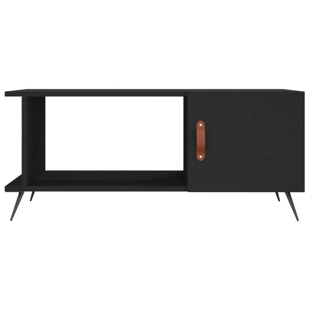 Salontafel 90x50x40 cm bewerkt hout zwart MeubelReus