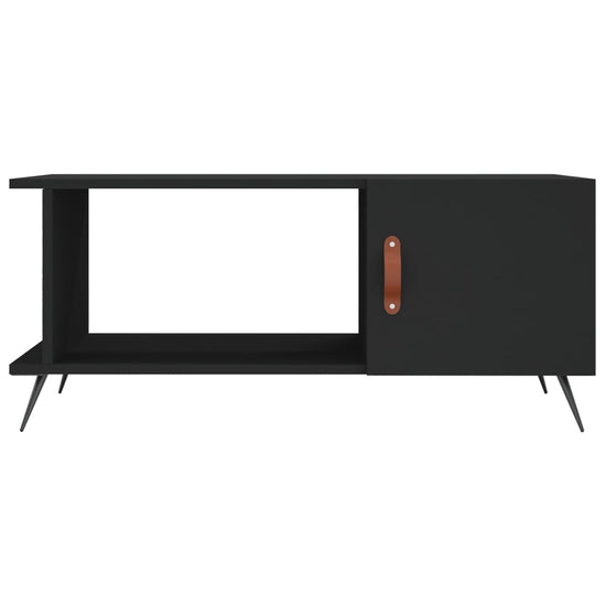 Salontafel 90x50x40 cm bewerkt hout zwart MeubelReus