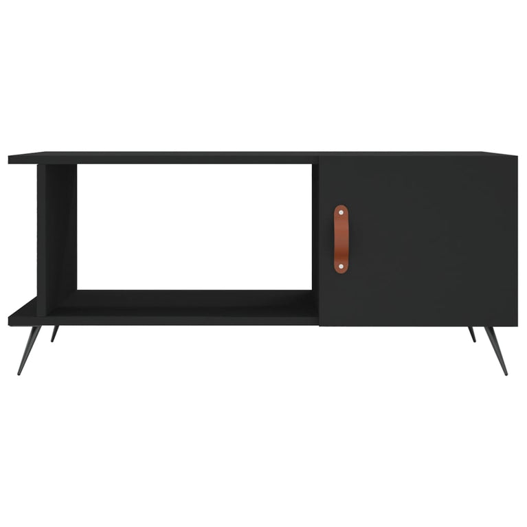 Salontafel 90x50x40 cm bewerkt hout zwart MeubelReus