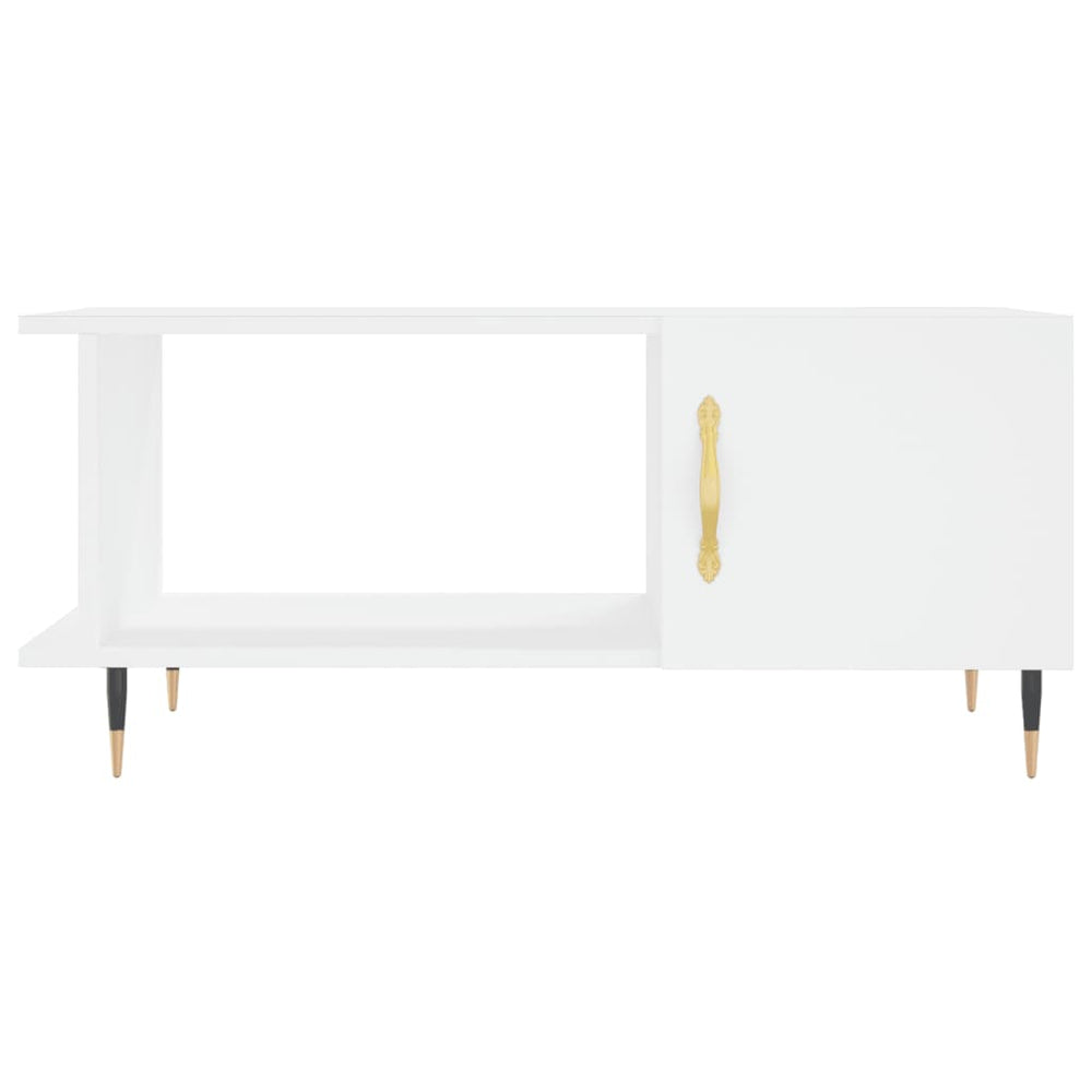 Salontafel 90x50x40 cm bewerkt hout wit MeubelReus