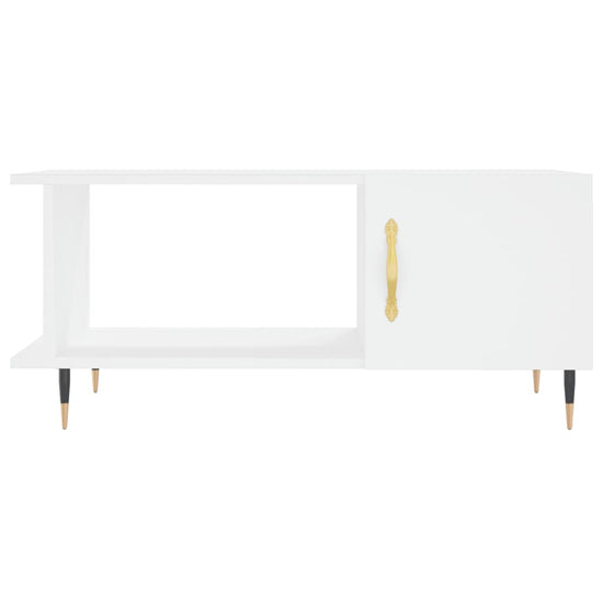 Salontafel 90x50x40 cm bewerkt hout wit MeubelReus