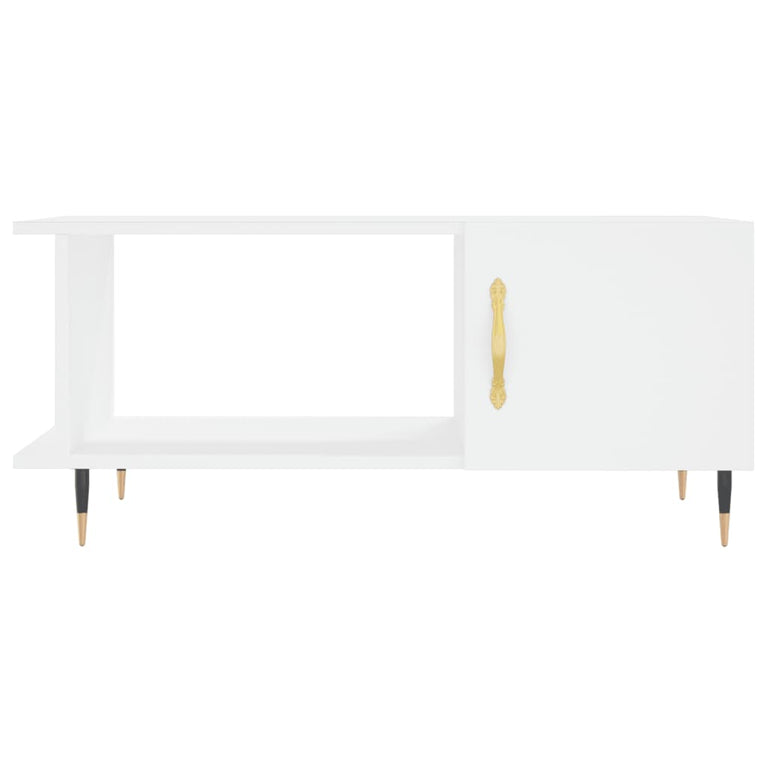 Salontafel 90x50x40 cm bewerkt hout wit MeubelReus