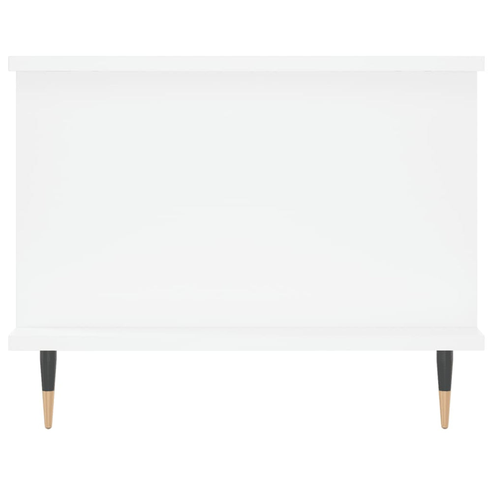 Salontafel 90x50x40 cm bewerkt hout wit MeubelReus