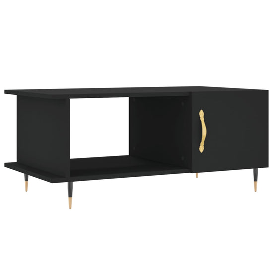 Salontafel 90x50x40 cm bewerkt hout zwart MeubelReus