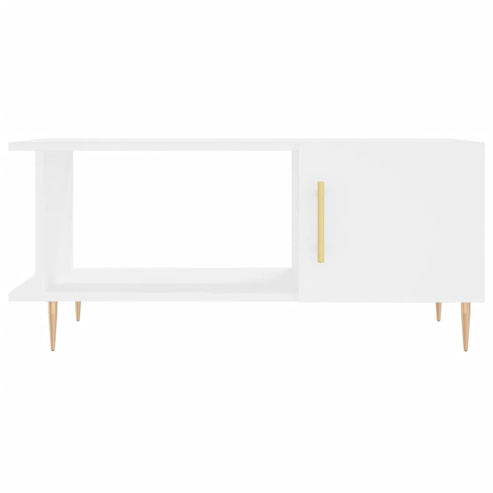 Salontafel 90x50x40 cm bewerkt hout wit MeubelReus