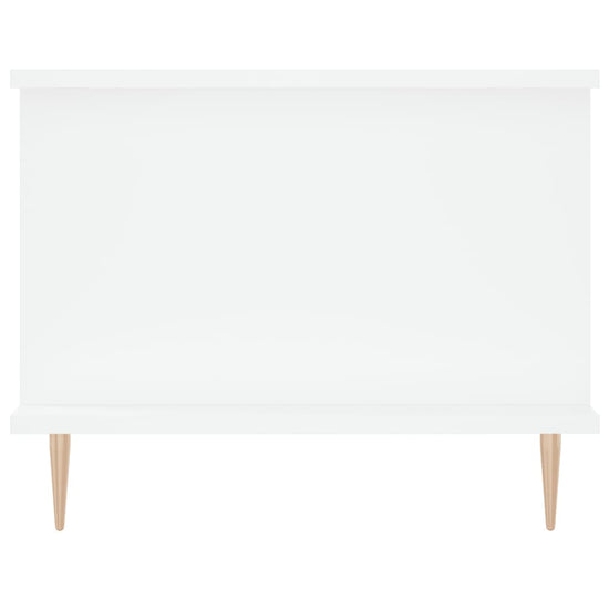 Salontafel 90x50x40 cm bewerkt hout wit MeubelReus
