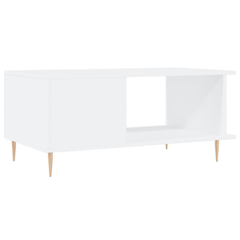 Salontafel 90x50x40 cm bewerkt hout wit MeubelReus