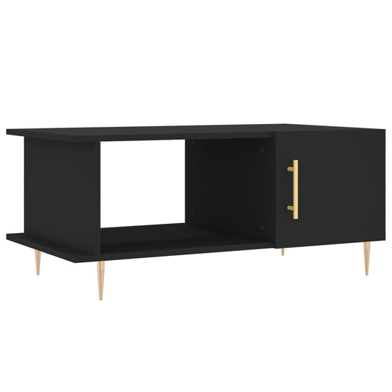 Salontafel 90x50x40 cm bewerkt hout zwart MeubelReus