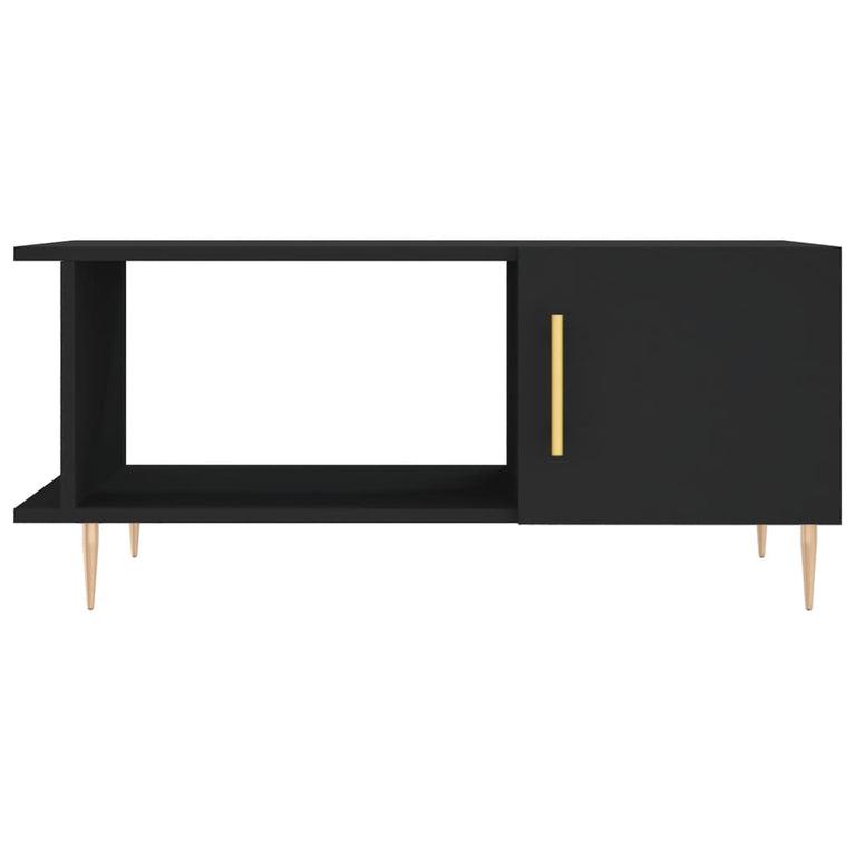 Salontafel 90x50x40 cm bewerkt hout zwart MeubelReus