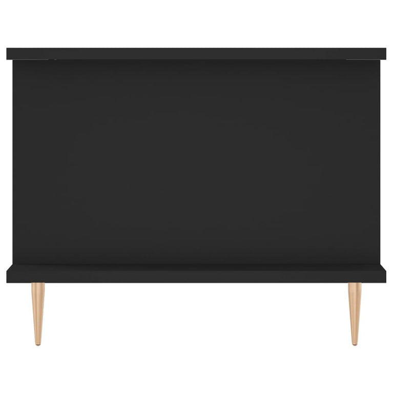 Salontafel 90x50x40 cm bewerkt hout zwart MeubelReus