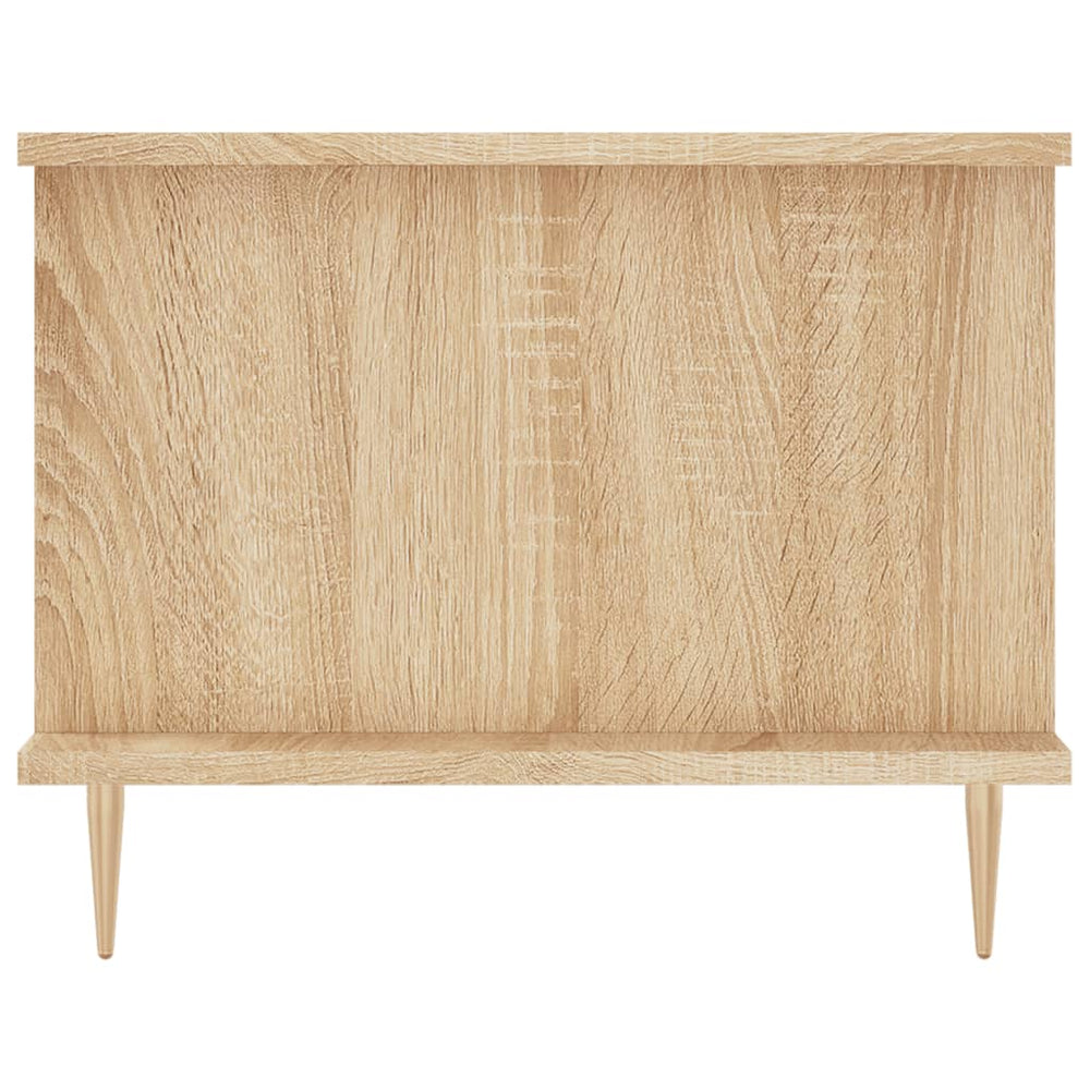 Salontafel 90x50x40 cm bewerkt hout sonoma eikenkleurig MeubelReus