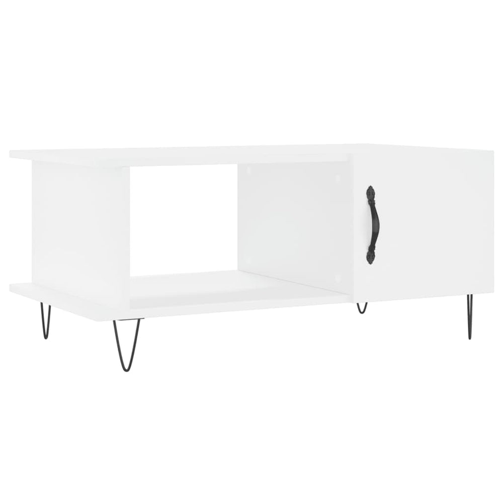 Salontafel 90x50x40 cm bewerkt hout wit MeubelReus