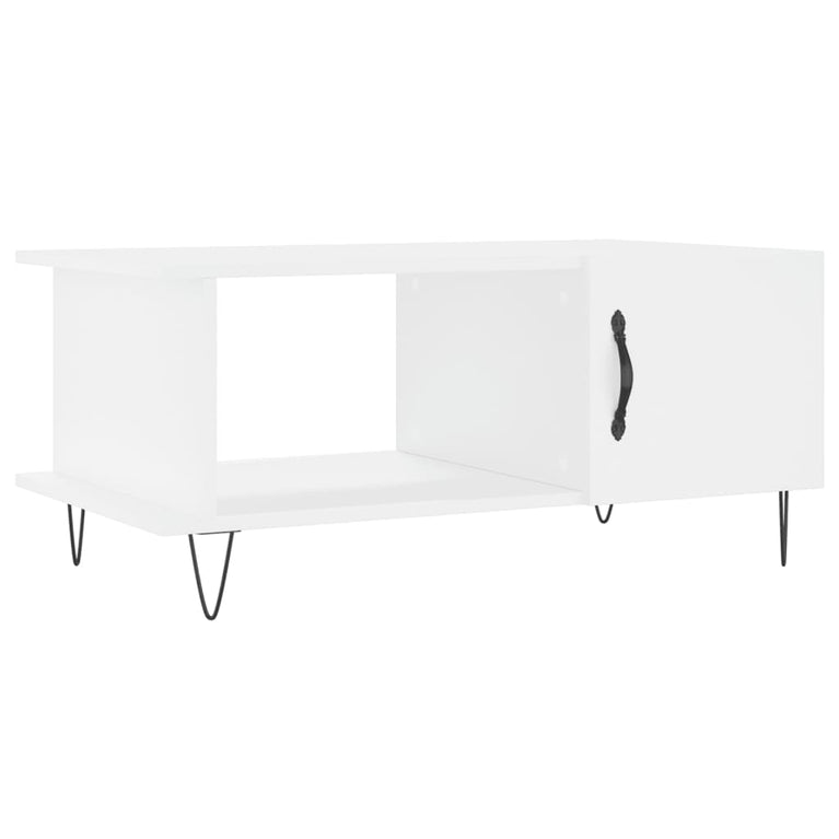 Salontafel 90x50x40 cm bewerkt hout wit MeubelReus