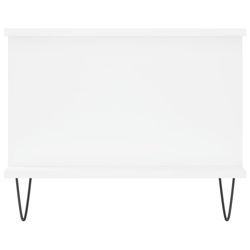 Salontafel 90x50x40 cm bewerkt hout wit MeubelReus