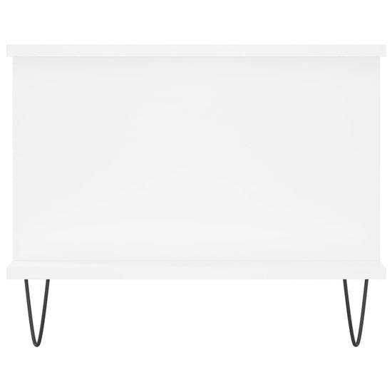 Salontafel 90x50x40 cm bewerkt hout wit MeubelReus