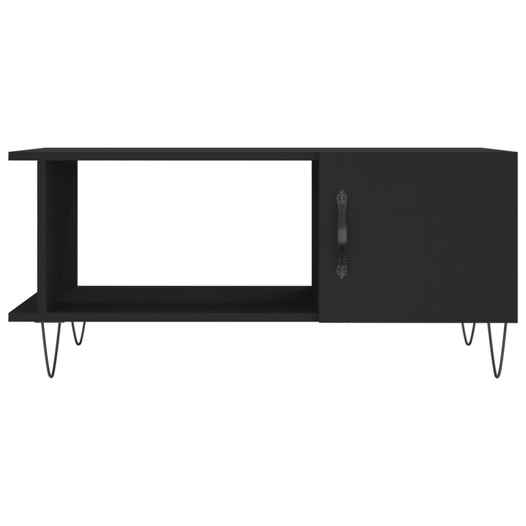 Salontafel 90x50x40 cm bewerkt hout zwart MeubelReus