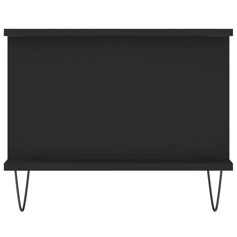 Salontafel 90x50x40 cm bewerkt hout zwart MeubelReus