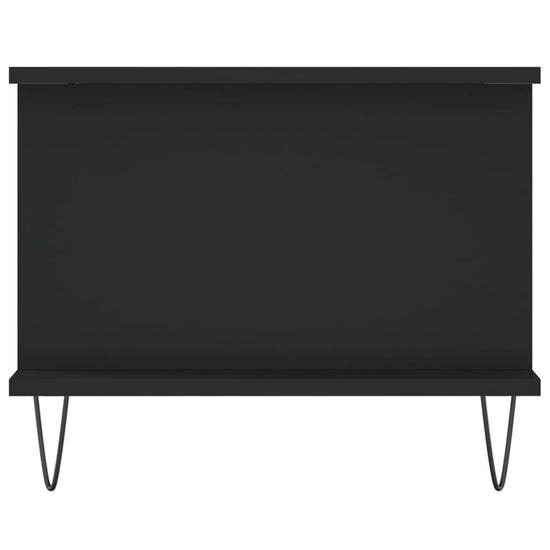 Salontafel 90x50x40 cm bewerkt hout zwart MeubelReus