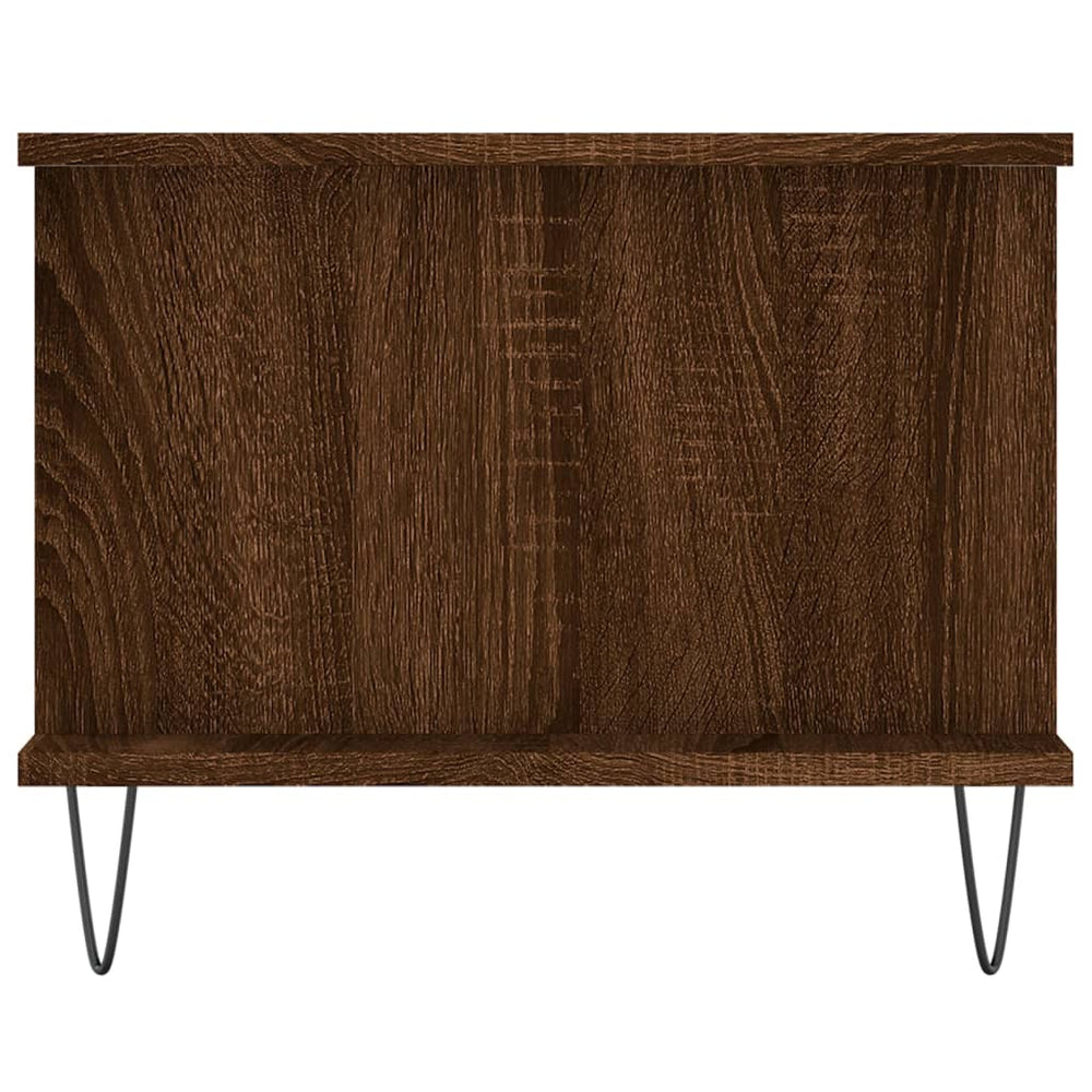 Salontafel 90x50x40 cm bewerkt hout bruin eikenkleur MeubelReus