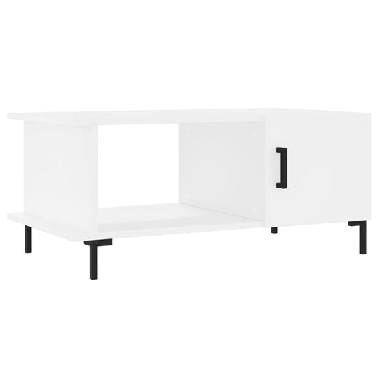 Salontafel 90x50x40 cm bewerkt hout wit MeubelReus
