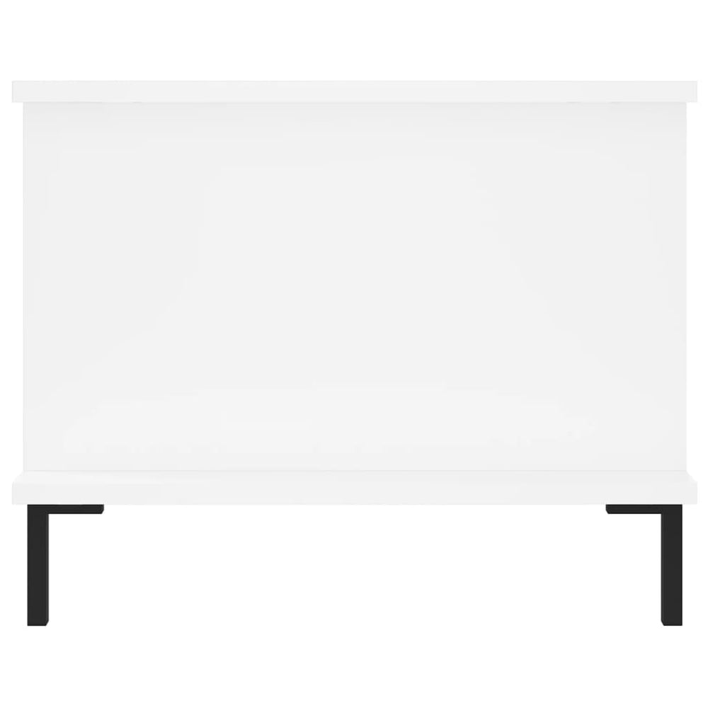 Salontafel 90x50x40 cm bewerkt hout wit MeubelReus