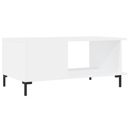 Salontafel 90x50x40 cm bewerkt hout wit MeubelReus