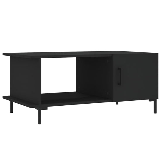Salontafel 90x50x40 cm bewerkt hout zwart MeubelReus