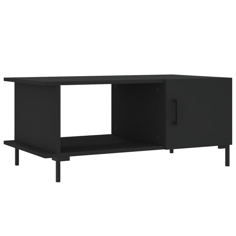 Salontafel 90x50x40 cm bewerkt hout zwart MeubelReus