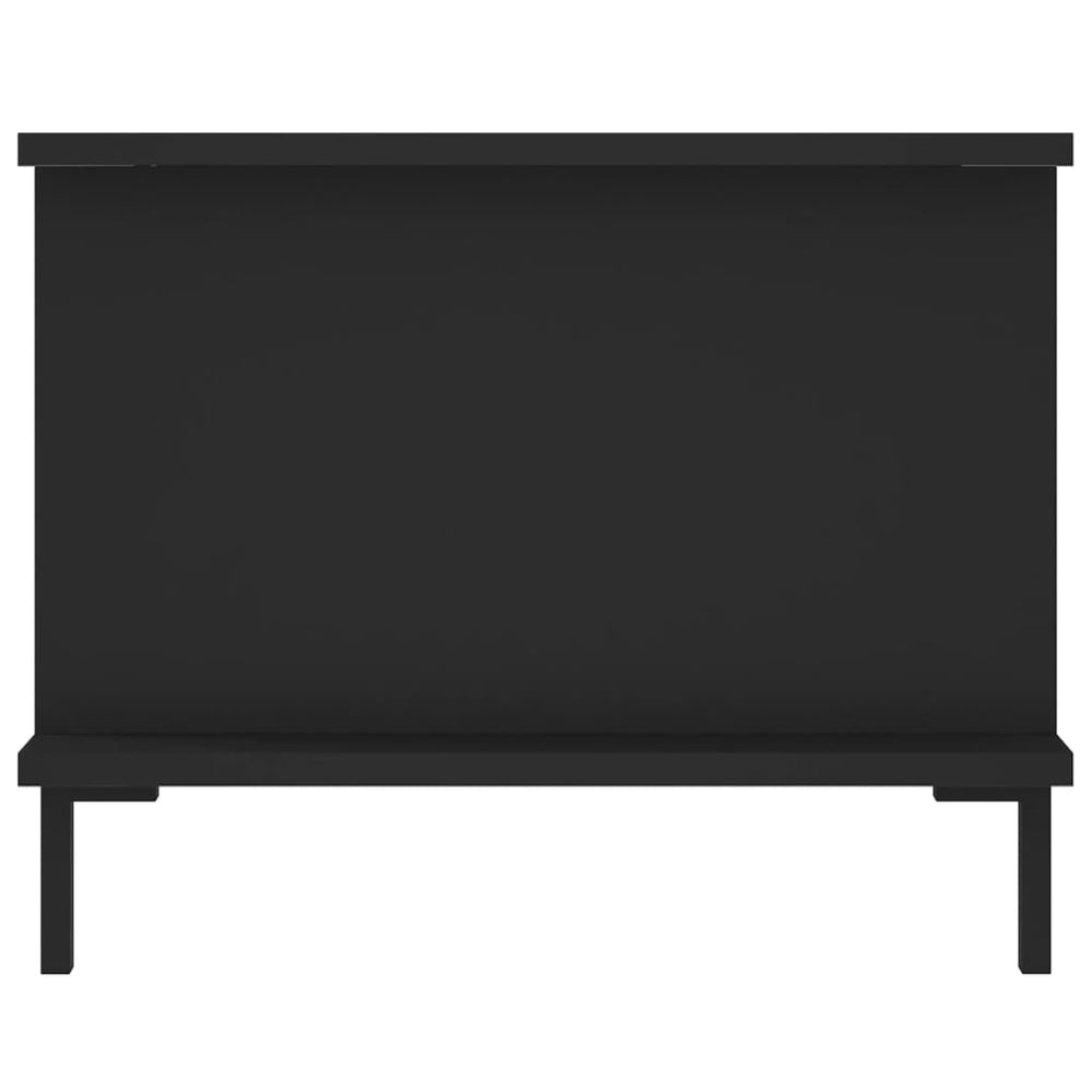 Salontafel 90x50x40 cm bewerkt hout zwart MeubelReus