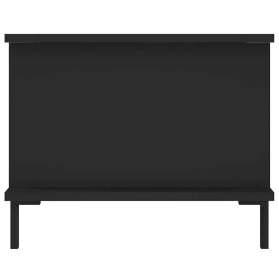 Salontafel 90x50x40 cm bewerkt hout zwart MeubelReus