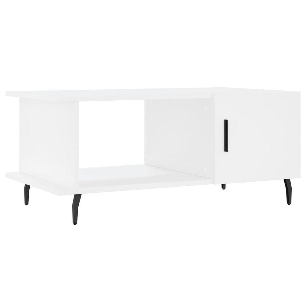 Salontafel 90x50x40 cm bewerkt hout wit MeubelReus