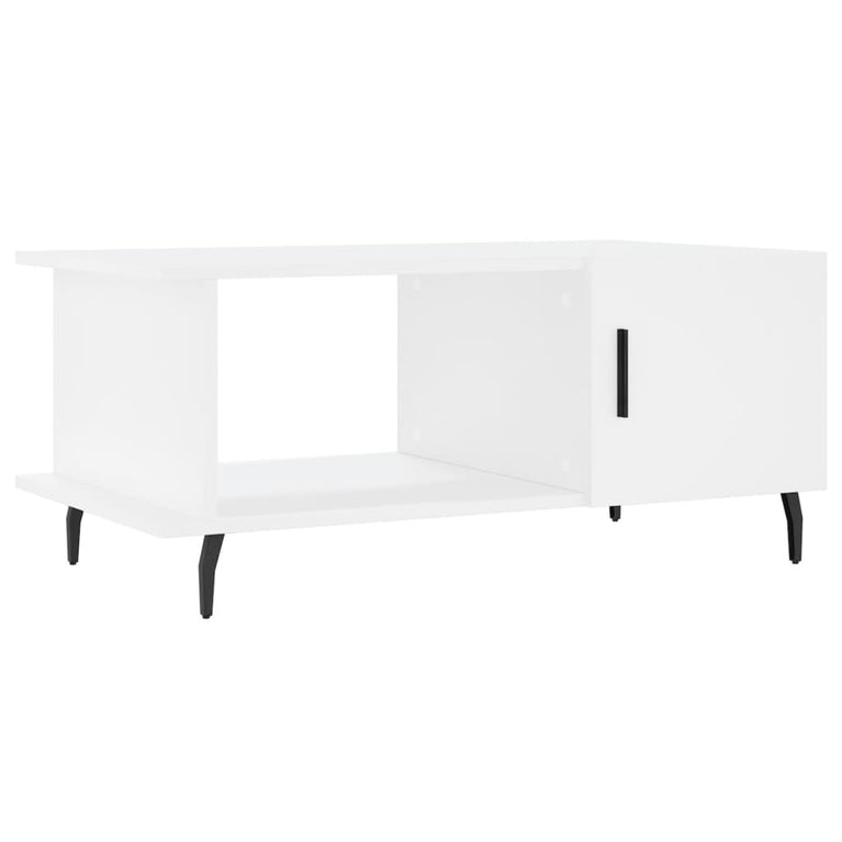 Salontafel 90x50x40 cm bewerkt hout wit MeubelReus