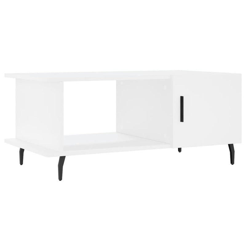 Salontafel 90x50x40 cm bewerkt hout wit MeubelReus