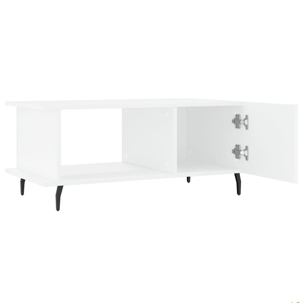 Salontafel 90x50x40 cm bewerkt hout wit MeubelReus